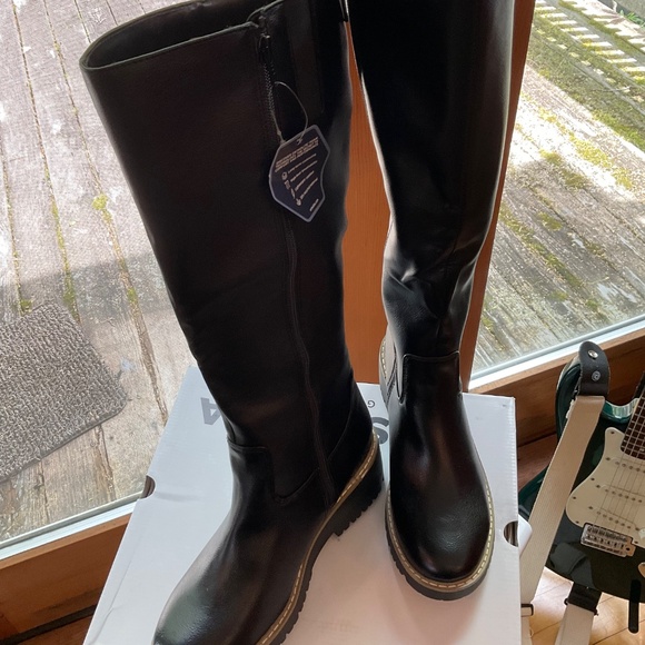 Tall black boots Ortholite Eco | Style: Addie | Color: Black - Picture 4 of 12